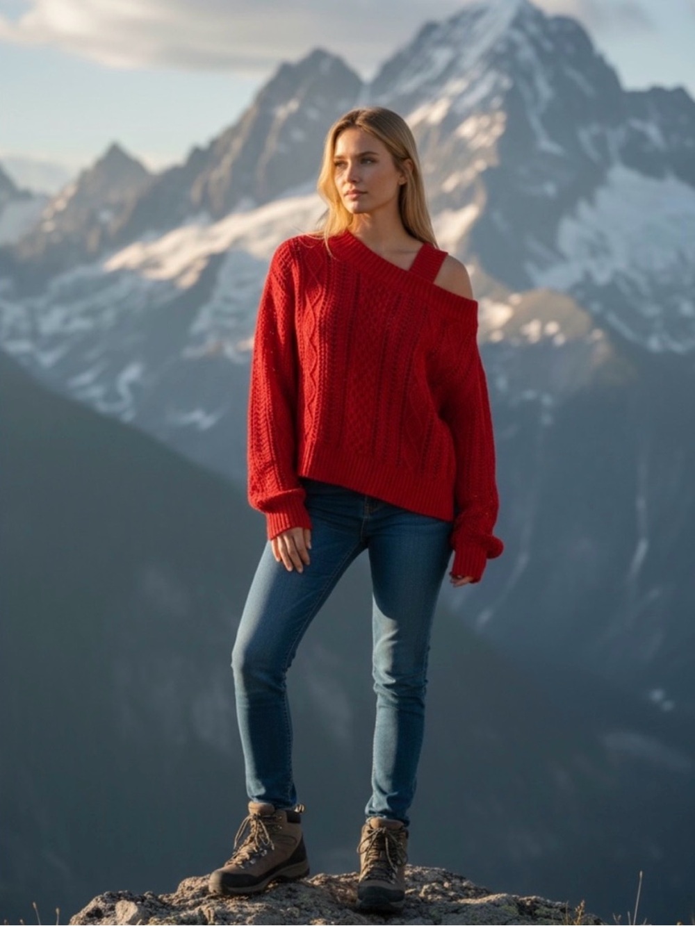 RtA Red Knit Sweater Size XS